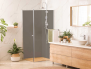 Panneau de douche : Gris souris nacré RAL 7048