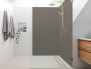 Panneau de douche : Gris souris nacré RAL 7048