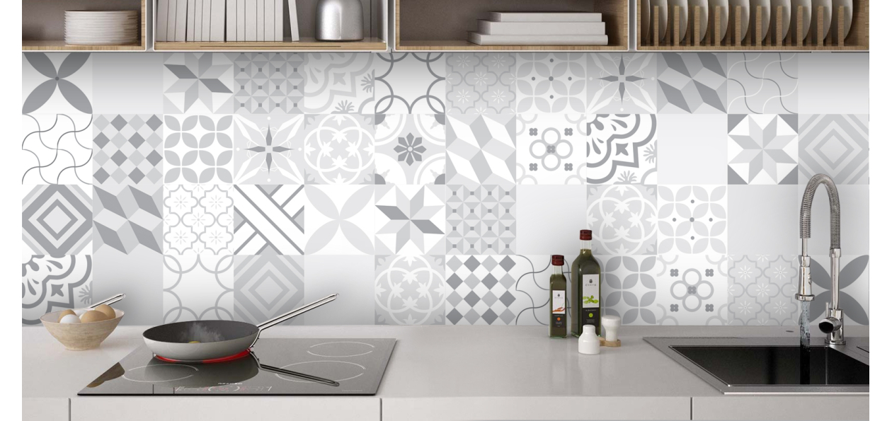 Carreaux ciment gris