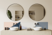 Crédence salle de bain : Diagonales et couleurs 3