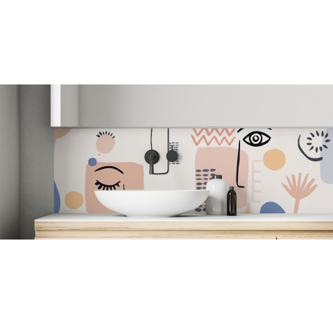 Crédence salle de bain : Dessin Papyrus catégorie