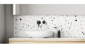 Crédence salle de bain : Terrazzo graphique 2