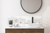 Crédence salle de bain : Orchidées blanches