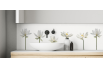 Crédence salle de bain : Orchidées blanches 2