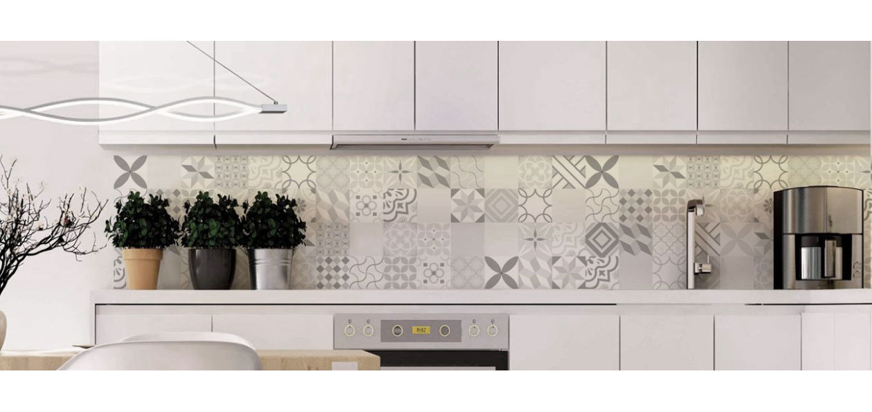Carreaux ciment gris
