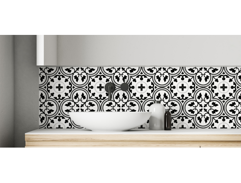 Crédence salle de bain : Carrelage classique 5