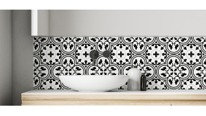 Crédence salle de bain : Carrelage classique 5