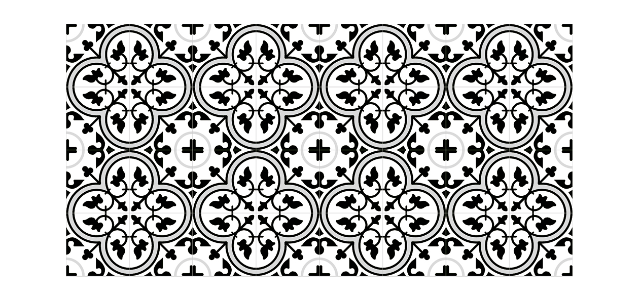 Crédence salle de bain : Carrelage classique 5