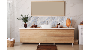 Crédence salle de bain : Marbre Canova