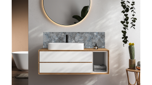 Crédence salle de bain : Marbre Modena