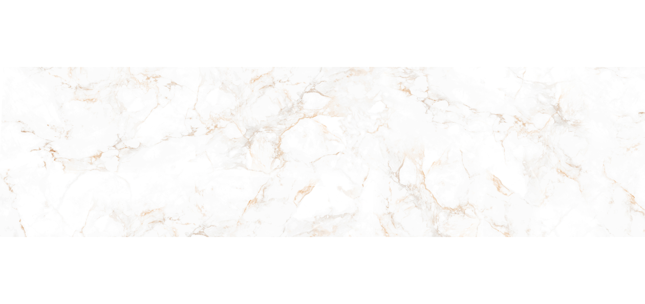 Crédence salle de bain : Marbre blanc ocre