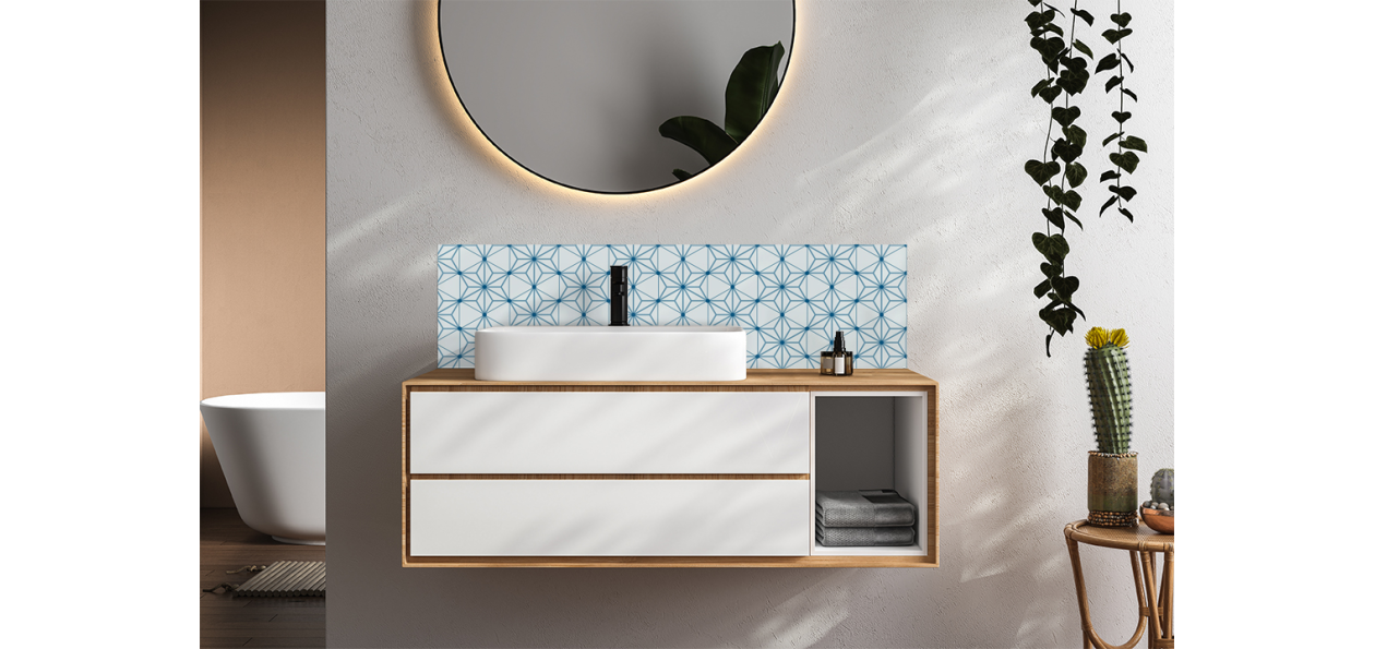Crédence salle de bain : Étoiles 3