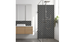 Crédence salle de bain : Rosace art déco 2