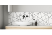 Crédence salle de bain : Diagonales