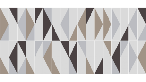 Crédence salle de bain : Jeux et triangles