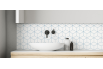 Crédence salle de bain : Cubes