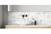 Crédence salle de bain : Lignes en équilibre