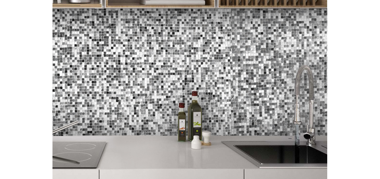Carreaux et noir et blanc