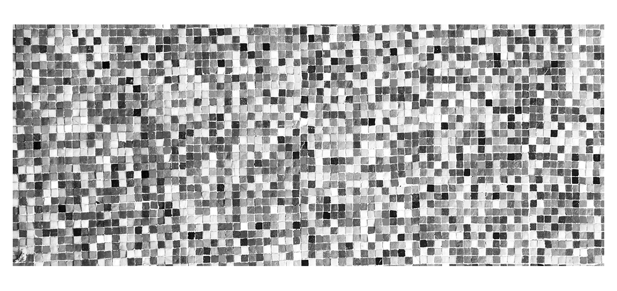 Carreaux et noir et blanc