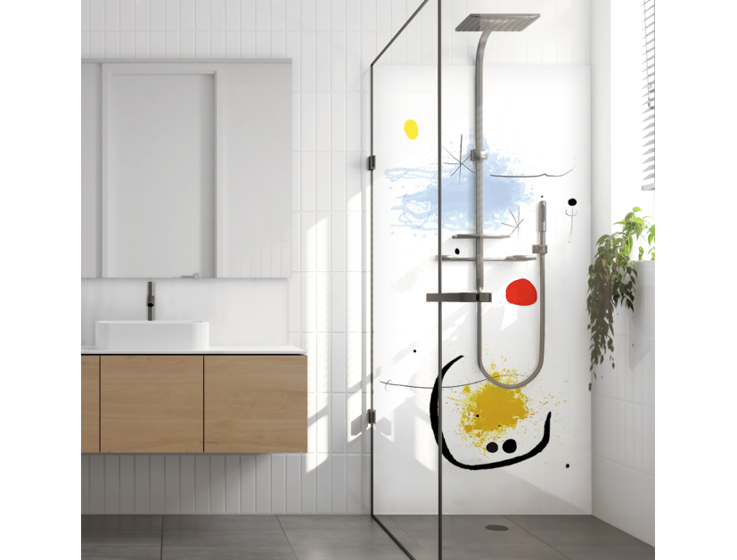 Panneau de douche : Inspiration Surréalisme