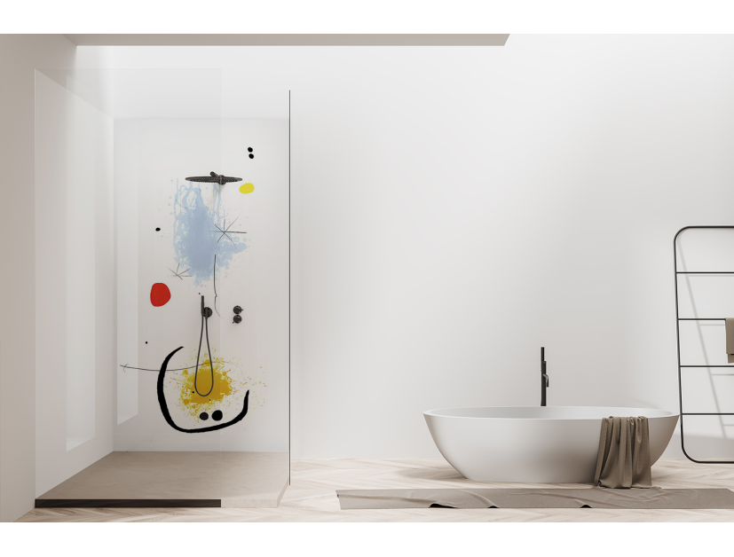 Panneau de douche : Inspiration Surréalisme
