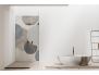 Panneau de douche : Cercles assemblés couleur