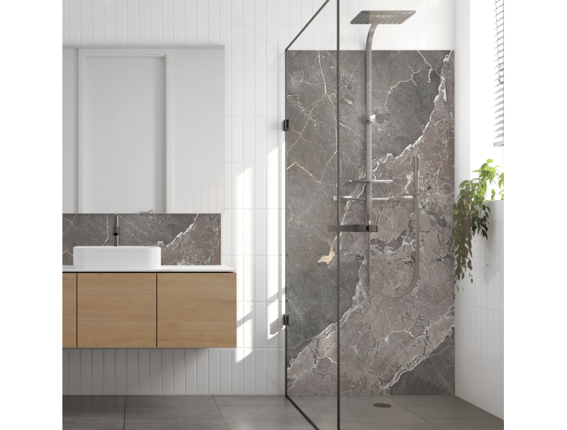 Panneau de douche : Marbre Ocre Verone