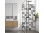 Panneau de douche : Carreaux ciment classique