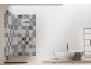 Panneau de douche : Carreaux ciment classique