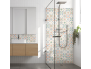 Panneau de douche : Carreaux ciment et couleurs 2