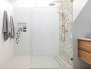 Panneau de douche : Carreaux ciment et couleurs 2