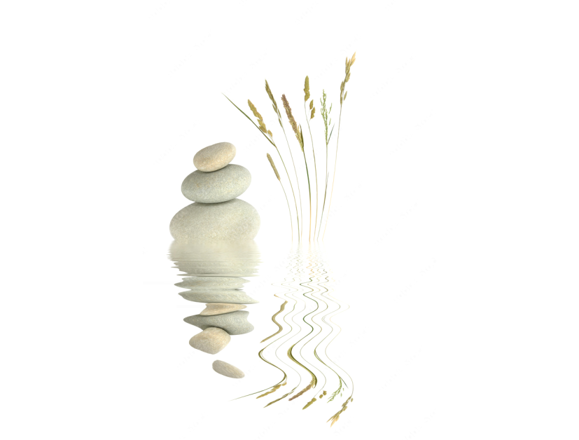 Panneau de douche : Galets zen 2