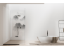 Panneau de douche : Estampe japonaise et montagne 2