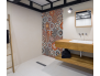 Panneau de douche : Carreaux Ciment Hexagonal 5