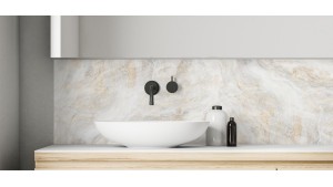 Crédence salle de bain : Marbre Ocre de Verone
