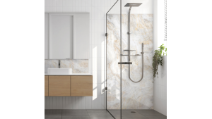 Crédence salle de bain : Marbre Ocre de Verone