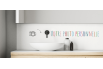 Crédence salle de bain : PHOTO PERSONNELLE