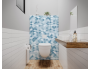 Panneau de WC : Carrelage écailles