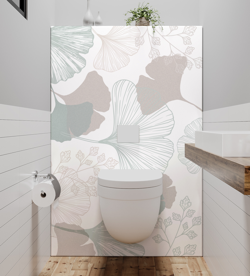 Panneau de WC : Gingko 2