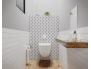 Panneau de WC : Rosaces Art déco