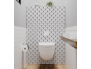 Panneau de WC : Rosaces Art déco