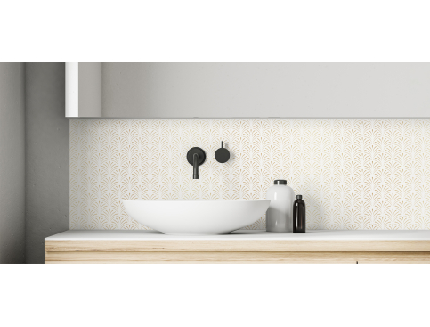 Crédence salle de bain...
