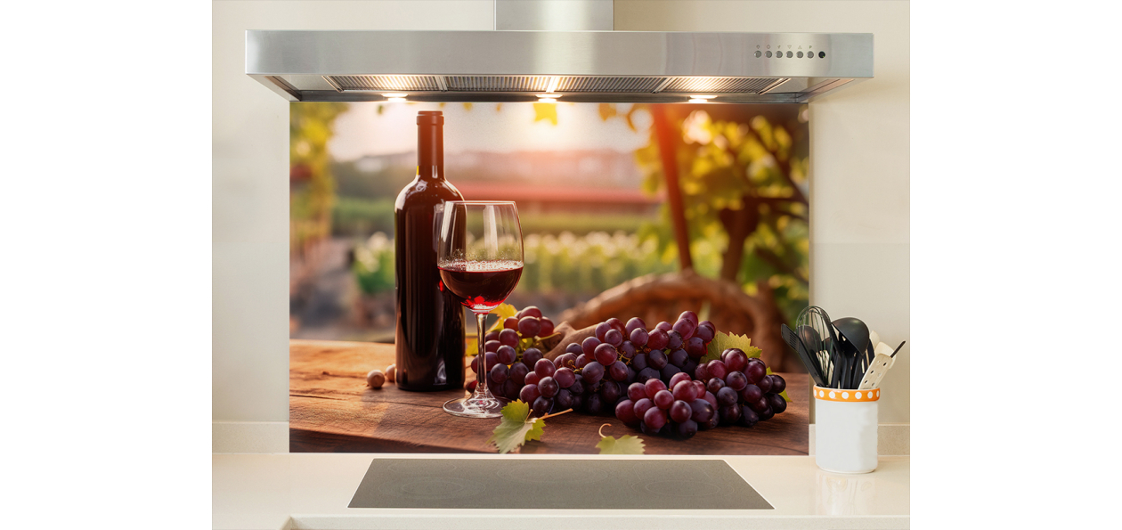 Fond de hotte : Vin rouge...