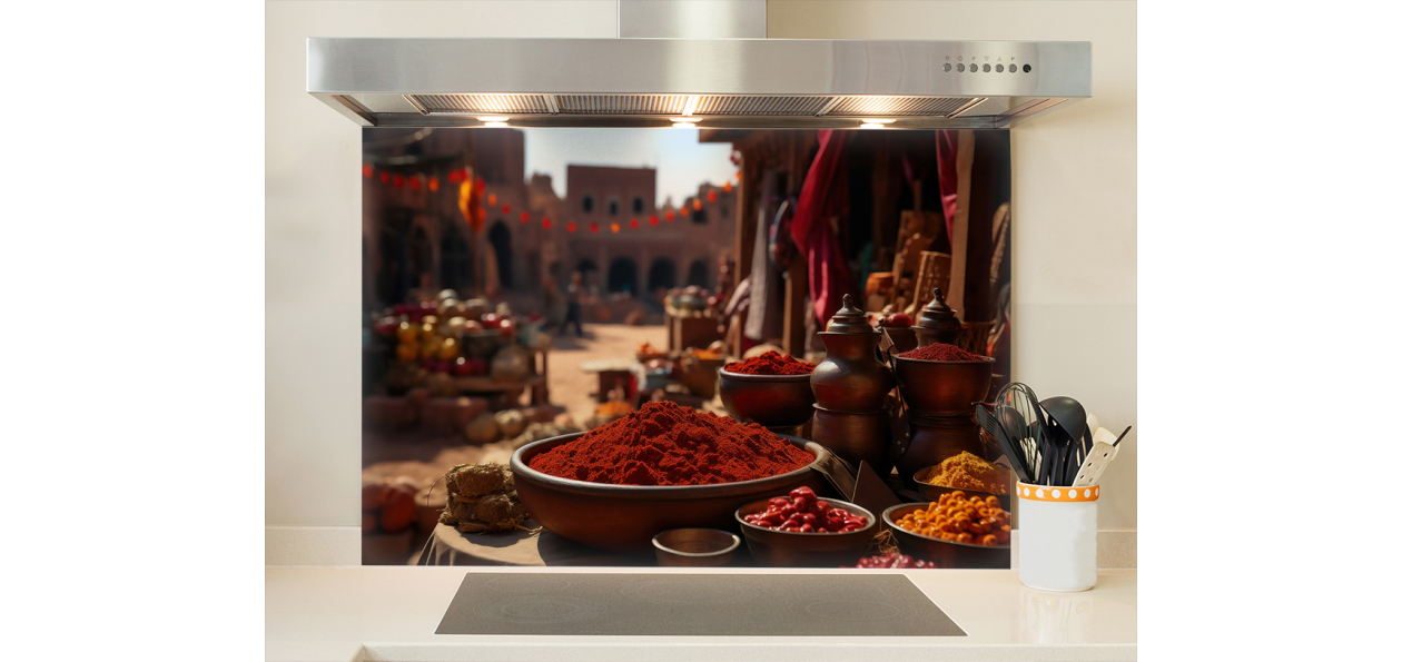 Fond de hotte : Epices et Maroc