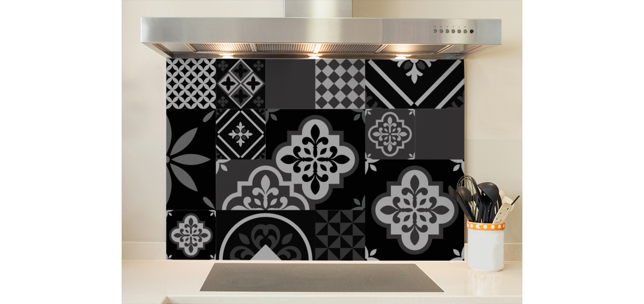 Fond de hotte : Carreaux...