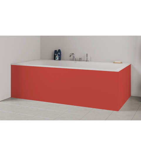 Tablier de bain : Rouge saumon