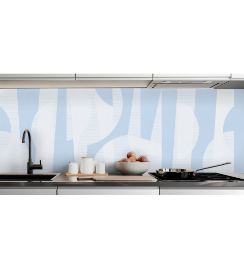 Crédence : Géométrie bauhaus