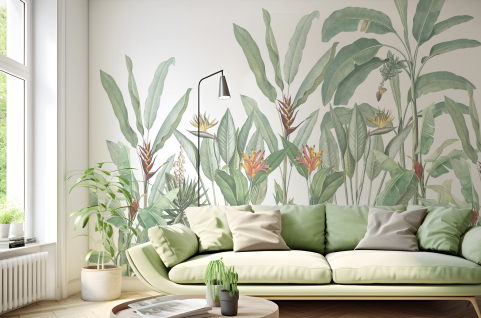 Papier peint : Fresque...