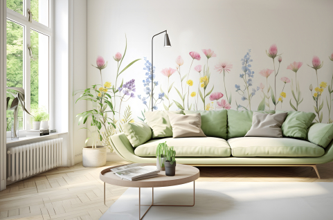 Papier peint : Fleurs...
