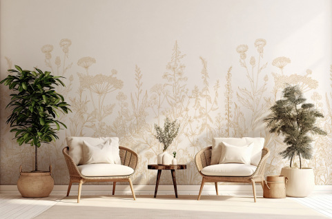 Papier peint : Fleurs...